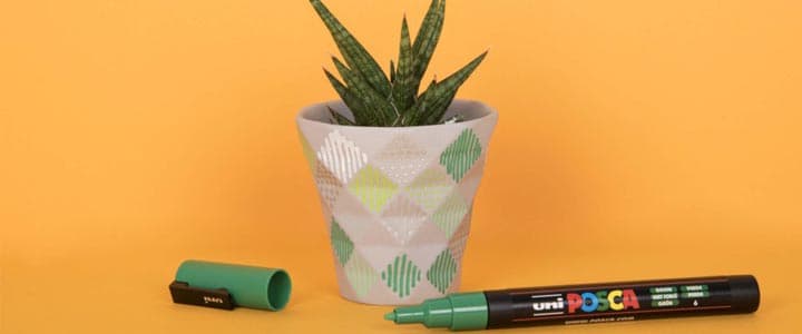 Pintura cerâmica com POSCA em 3 passos