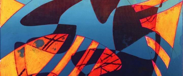 Gravura Roll Up: estampagem com camadas