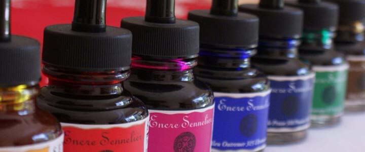 Tintas de desenho Sennelier: como usá-las