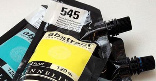 Vantagens do Acrílico Abstract Sennelier