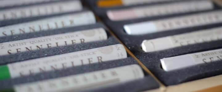 Como usar óleo em barra Sennelier