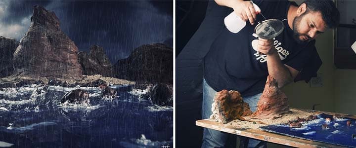 Cenografias caseiras com o Vatsal Kataria