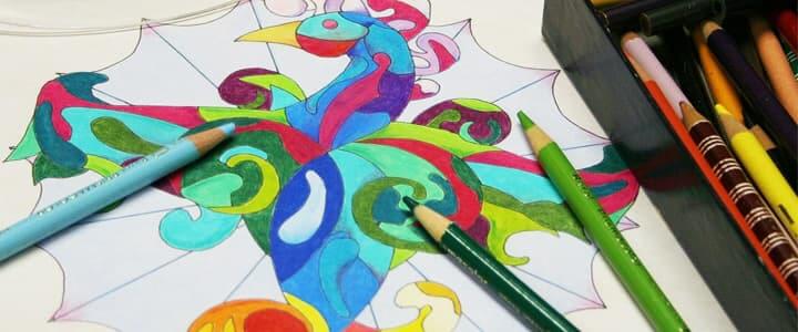 Como misturar lápis Polychromos?