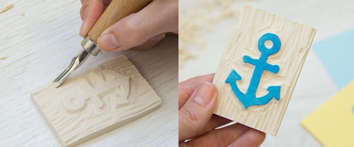 Goivado de carimbos: passo a passo