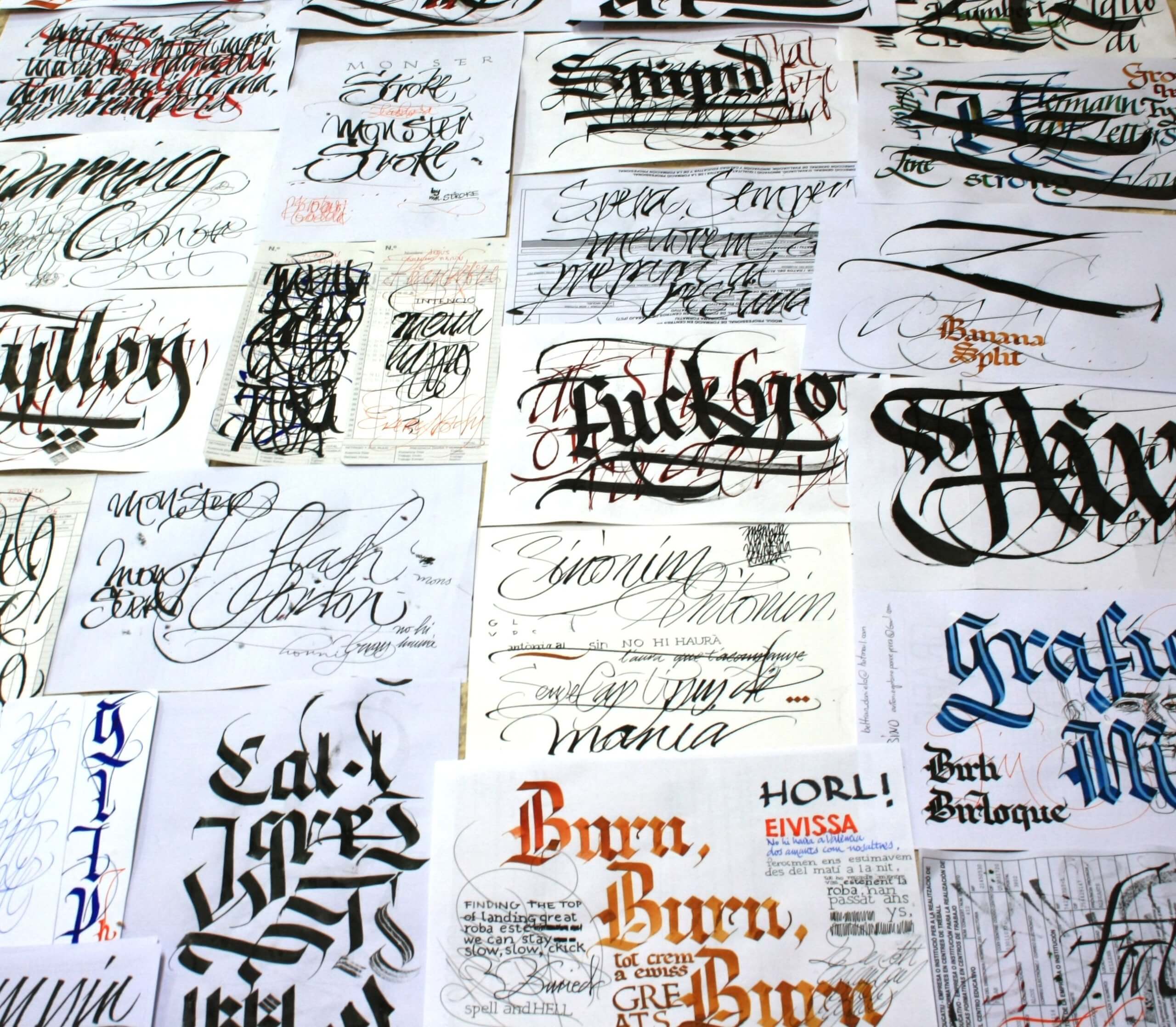 Marcadores estilo Sakura para caligrafia