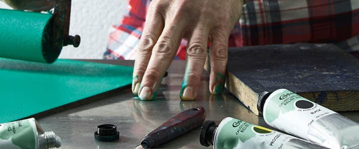 Tintas Caligo para gravura ecológica