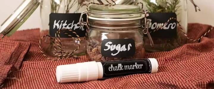 O marcador de giz, mais uma virtude Chalk Marker