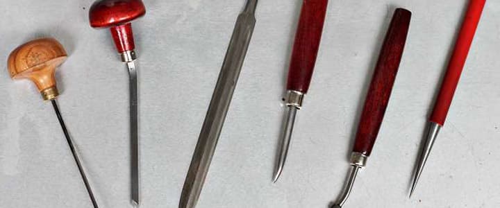 Ferramentas de gravura: o que precisas?