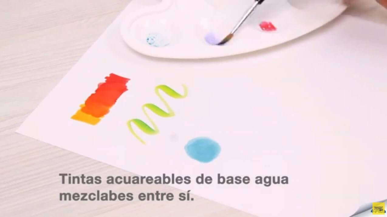 Como utilizar os marcadores Aqua Brush Duo 3 totenart tintas acuarelables 1