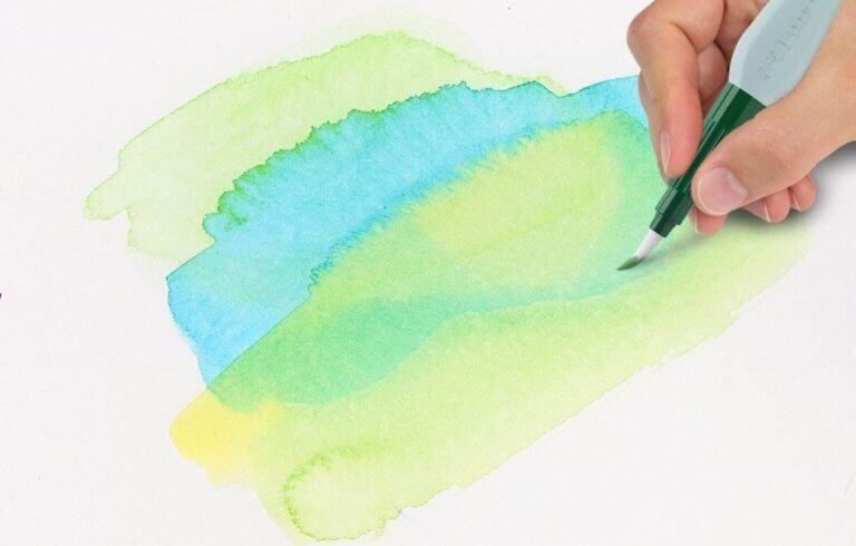 Como usar marcadores de aguarela Faber-Castell 4 totenart veladura con rotuladores 768x490 1