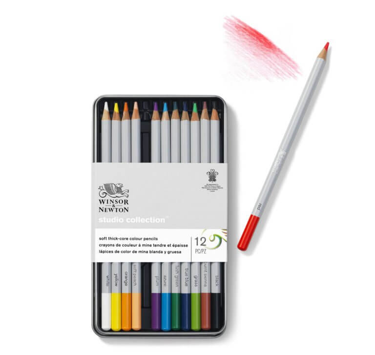 Lápis Studio Collection da Winsor and Newton 7 totenart.lapices.color e1561720146974 768x727 1