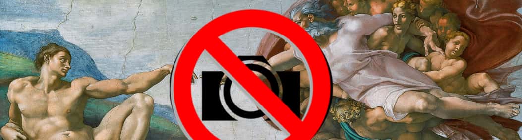 Por que não podes tirar fotos nos museus?