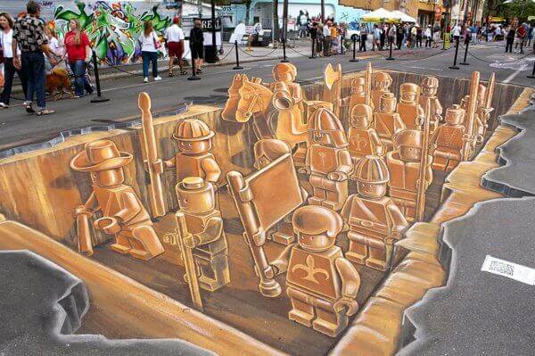 lego army street art1 1