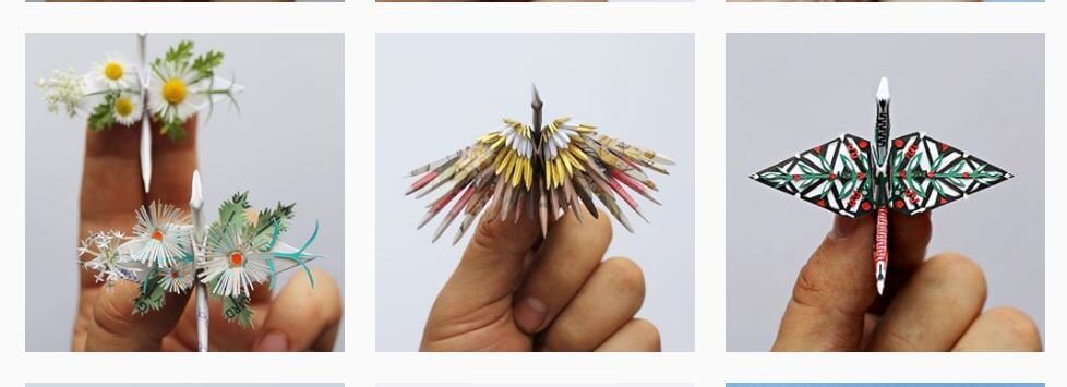 Os incríveis 1000 grous de Origami