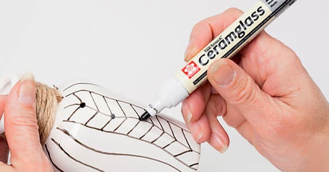 Como usar os marcadores Ceramglass