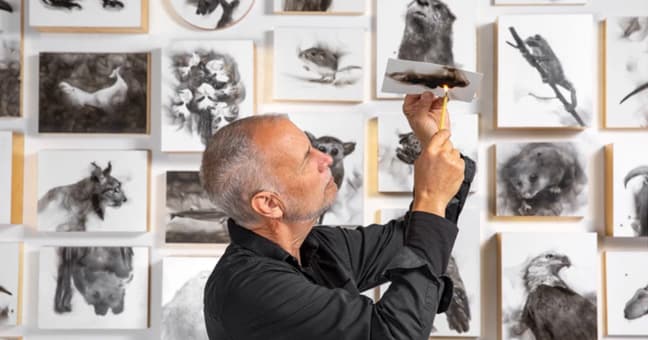 Steven Spazuk, o artista do fogo