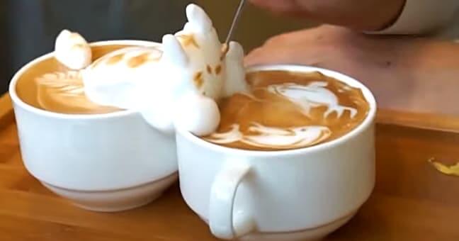 Latte Art 3D: maravilhas com o café