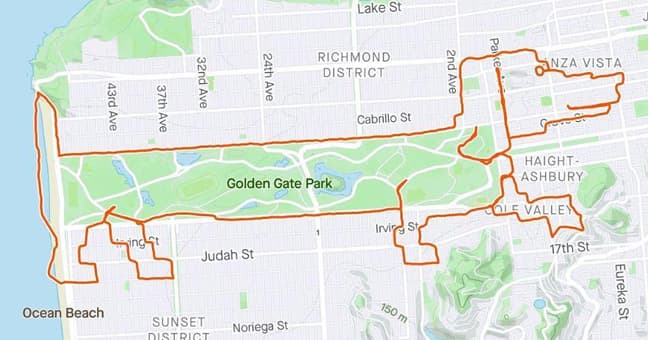 Lenny Maughan: O runner que desenha correndo