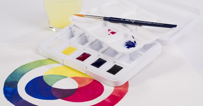 Cartas de cor: Aguarelas