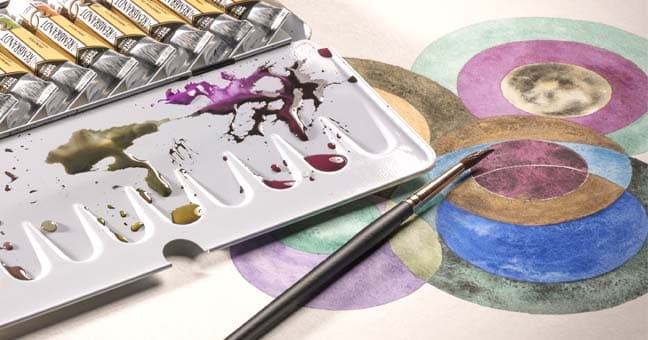 O que são as aguarelas granuladas?