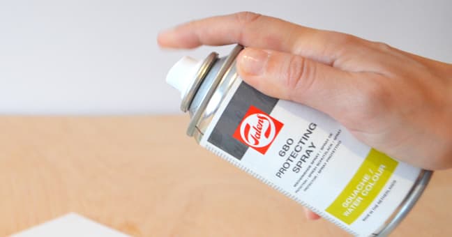 Como envernizar uma aguarela