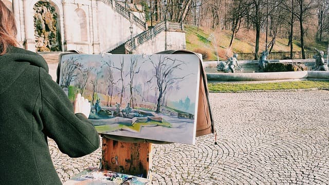 Os 5 benefícios da pintura artística - pintar ao ar livre - totenart.pt
