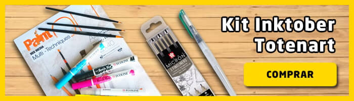Kit materiales inktober totenart