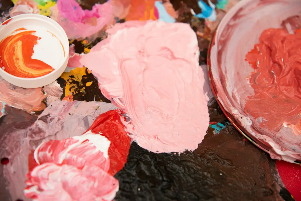 Como fazer a cor rosa com tinta acrílica, totenart